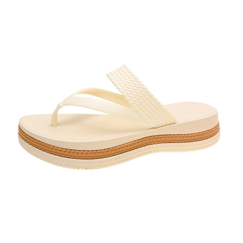 π‘ 50% OFF NOW! πΈ Women's Woven Strap Platform Flip-Flops β Cushioned footbed & durable straps β Lightweight, perfect for beach, pool or casual summer days β comfy and stylish βοΈ