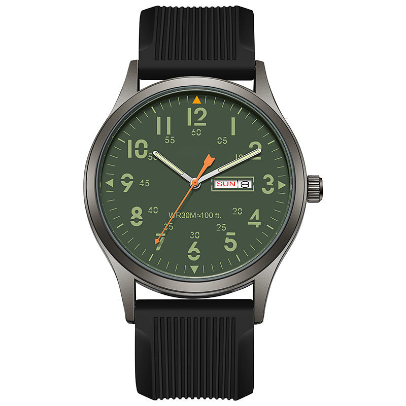 ⌚✨ Men's Quartz Watch with Luminous Display – Glows in the Dark, Shines All Day! Classic Style for Any Occasion 👔