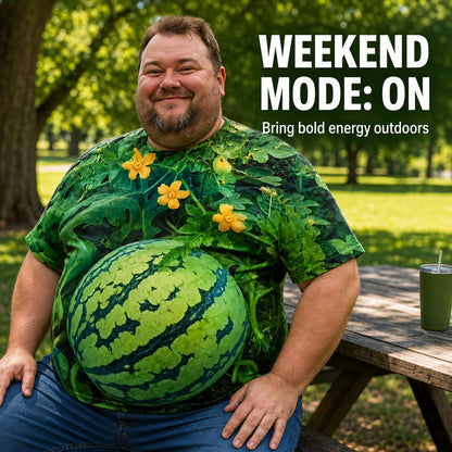 Men's Funny 3D Watermelon T-Shirt – The Shirt That Makes Everyone Smile