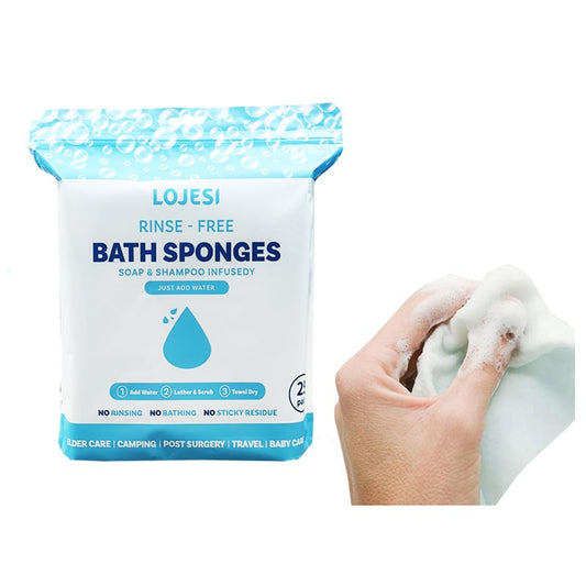 🏆Flash Sale⚡ 50K+ 🌈Disposable Rinse-Free Bathing Wipes🧼