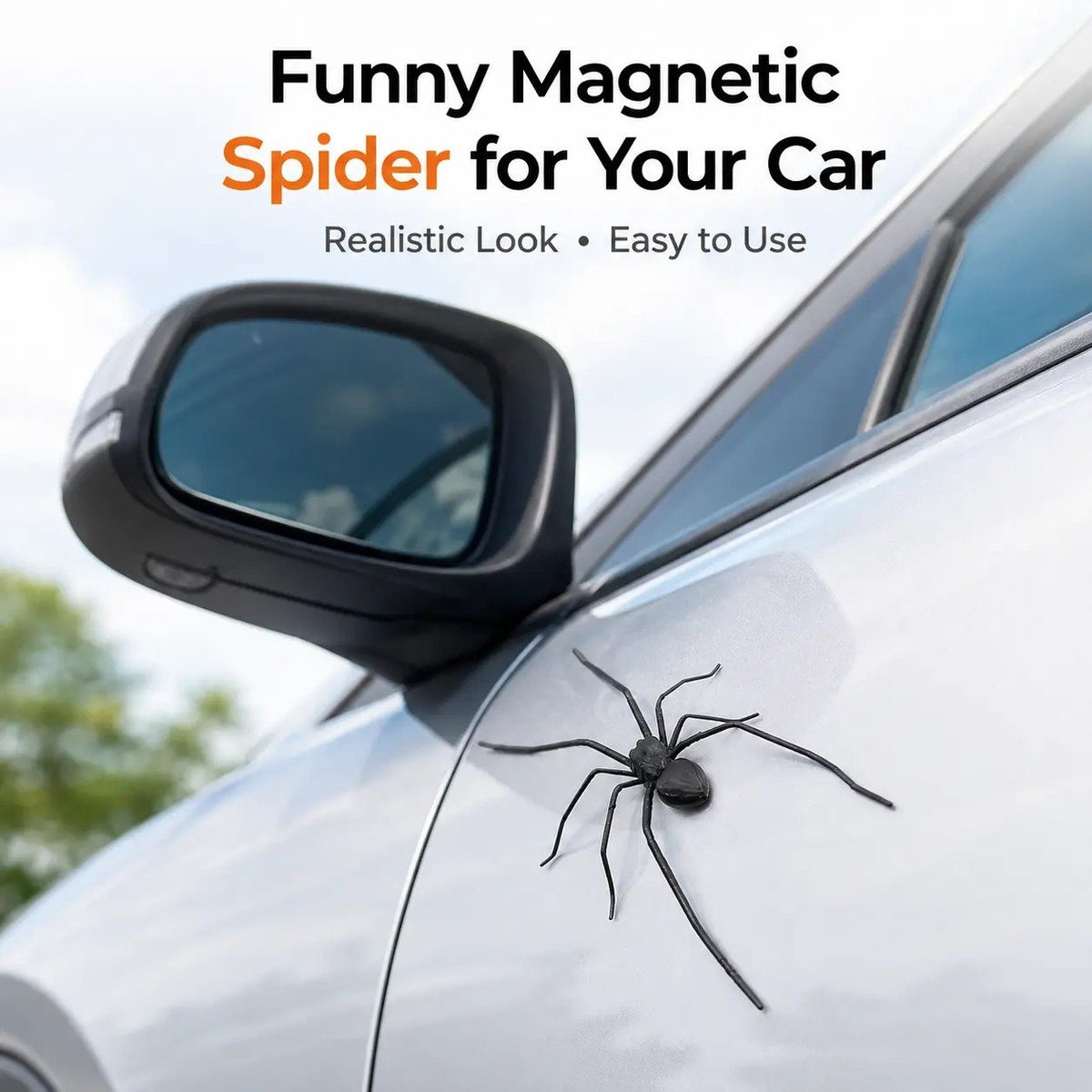 🕷️ Magnetic Spider Car Decorations