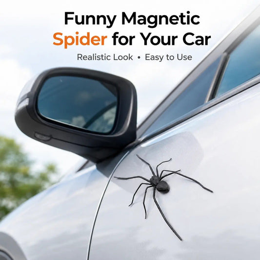 🕷️ Magnetic Spider Car Decorations