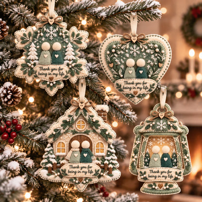 🧶Felt Holiday Keepsake Ornament