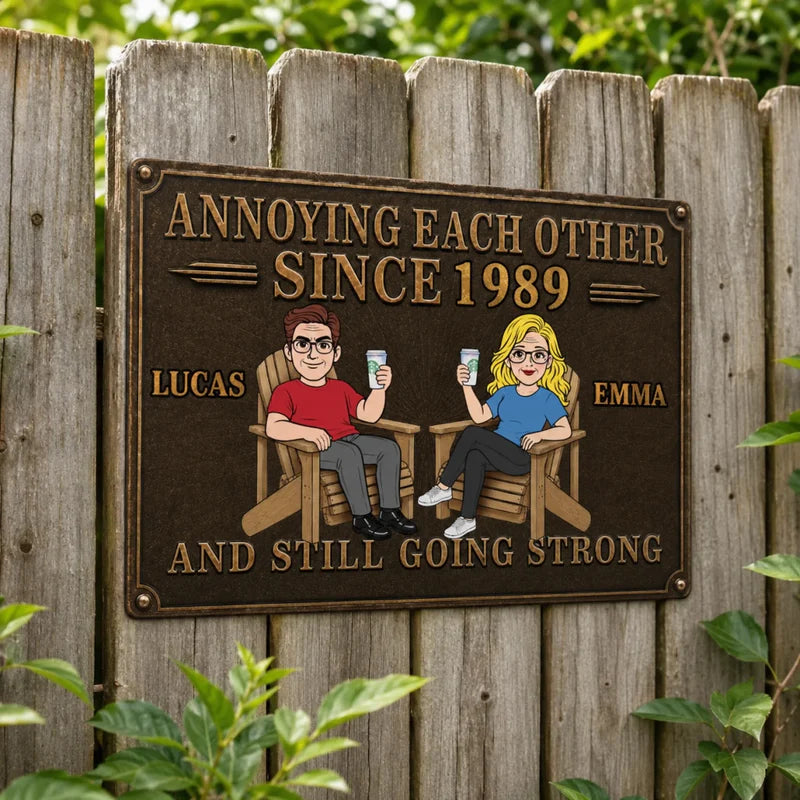 Vintage Style Wooden Hanging Sign