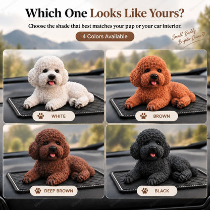 Poodle Car Ornament – The Cutest Dashboard Upgrade 🐶✨