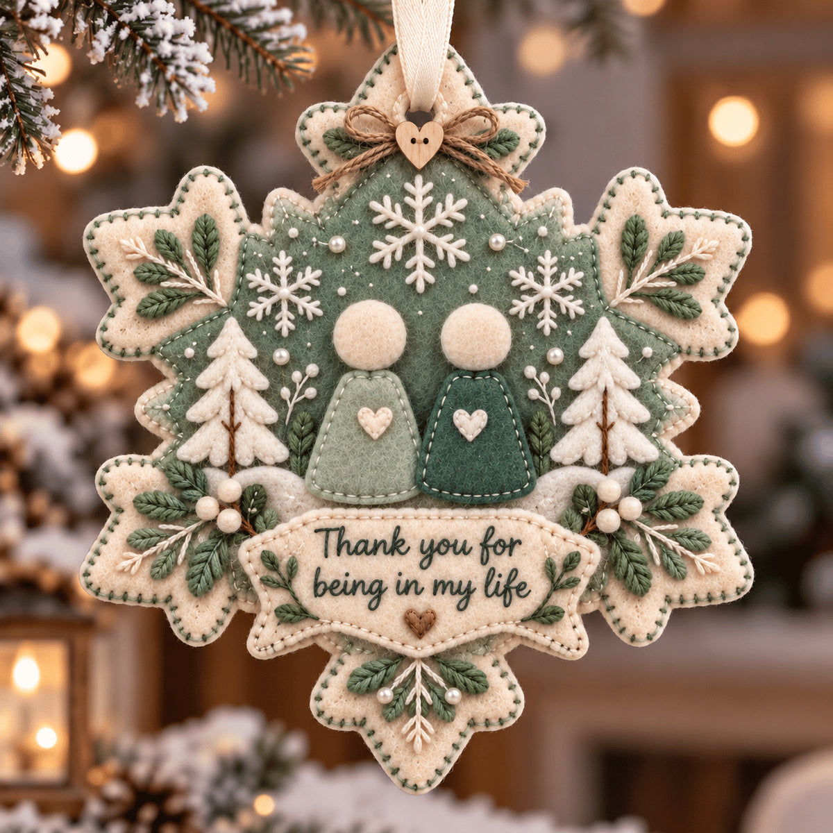 🧶Felt Holiday Keepsake Ornament