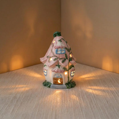 ✨Ceramic Fairy Cottage Desk Light