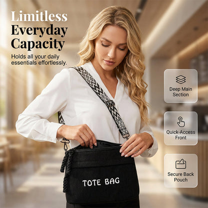 Women's Vintage Large-Capacity Crossbody Bag