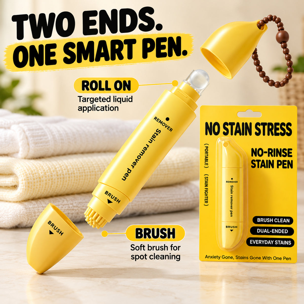 Portable Dual-Head Stain Remover Pen