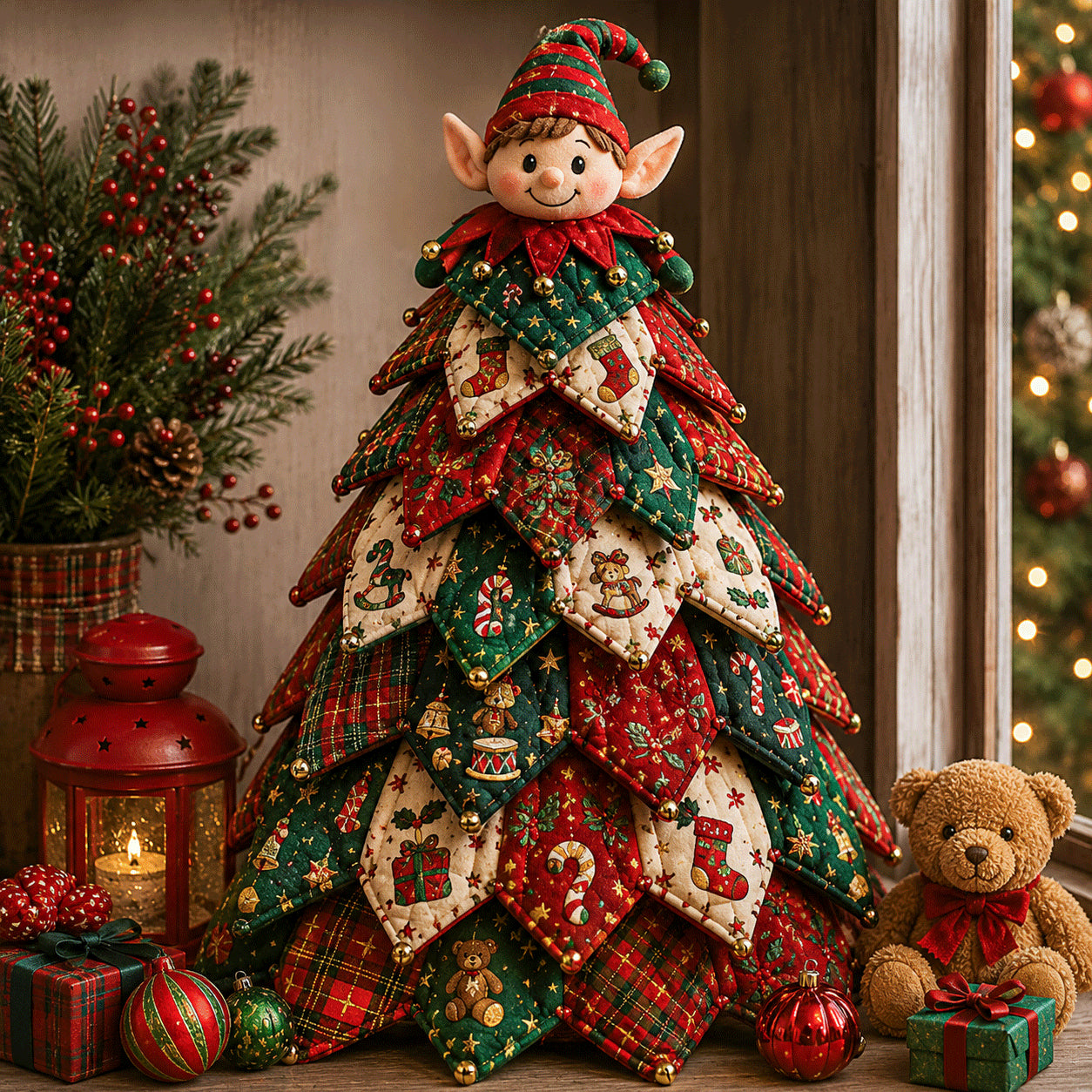 🔥Last Day 49% OFF 🔥DIY Quilted Christmas Tree Kit