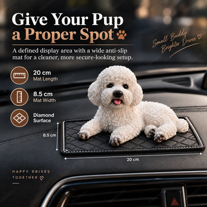Poodle Car Ornament – The Cutest Dashboard Upgrade 🐶✨