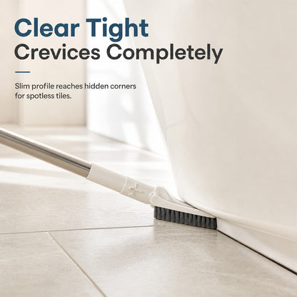 🧽 Long-Handle Corner Scrub Brush – Reach Tight Spaces Easily