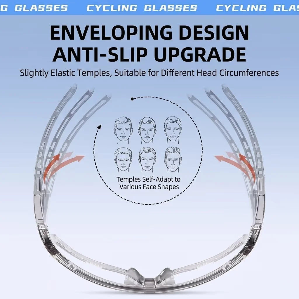 💯Photochromic Cycling Sunglasses – Auto Light Adjusting😎
