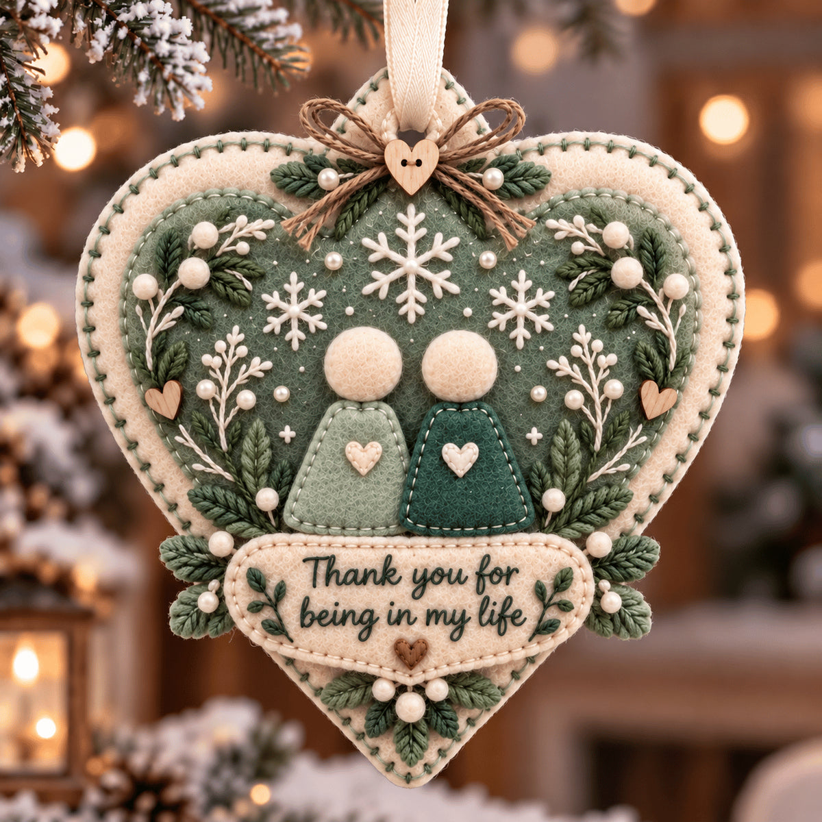 🧶Felt Holiday Keepsake Ornament