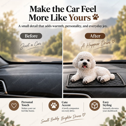 Poodle Car Ornament – The Cutest Dashboard Upgrade 🐶✨