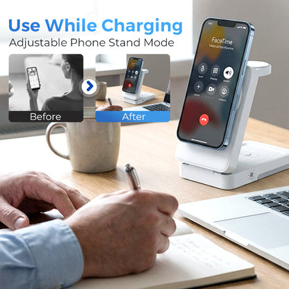 3-in-1 Foldable Magnetic Wireless Charging Stand