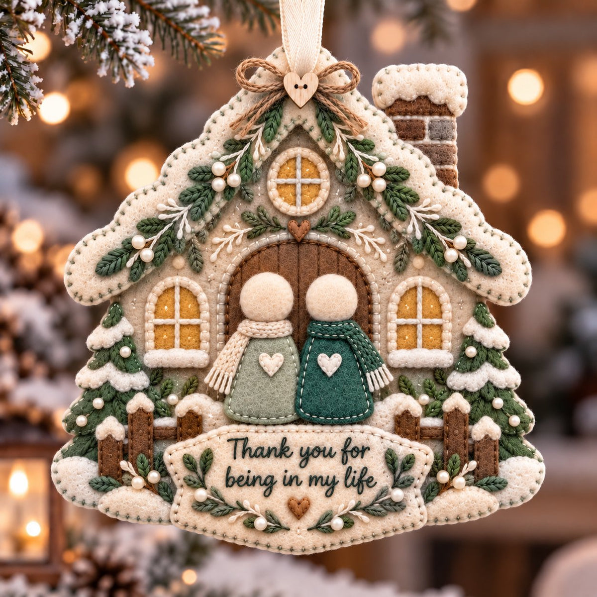 🧶Felt Holiday Keepsake Ornament