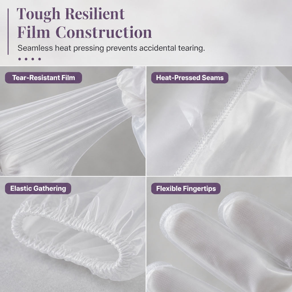 ⏳ 50% OFF! ✨ Disposable Long-Cuff Cleaning Gloves – Extended Sleeve Coverage for Splash-Prone Chores, Lightweight Film Construction, Gathered Cuff Fit & Lower-Forearm Protection – 20/50/100 Pack 🧤