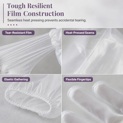 ⏳ 50% OFF! ✨ Disposable Long-Cuff Cleaning Gloves – Extended Sleeve Coverage for Splash-Prone Chores, Lightweight Film Construction, Gathered Cuff Fit & Lower-Forearm Protection – 20/50/100 Pack 🧤