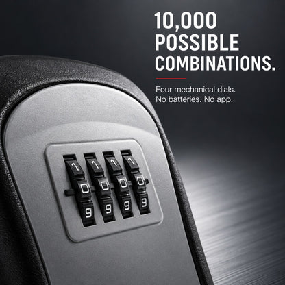Never Get Locked Out Again 🔐 | 4-Digit Wall-Mounted Key Lock Box