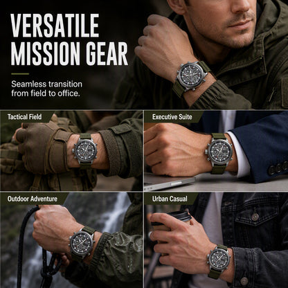 Men's Retro Digital Quartz Sports Watch