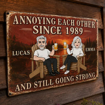Vintage Style Wooden Hanging Sign
