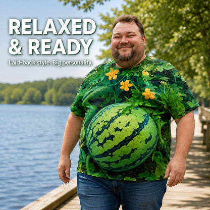 Men's Funny 3D Watermelon T-Shirt – The Shirt That Makes Everyone Smile