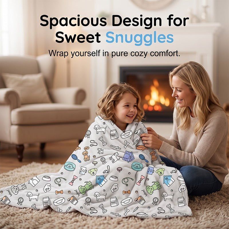 🎨 DIY Coloring Blanket Kit – Cozy Creative Activity Blanket