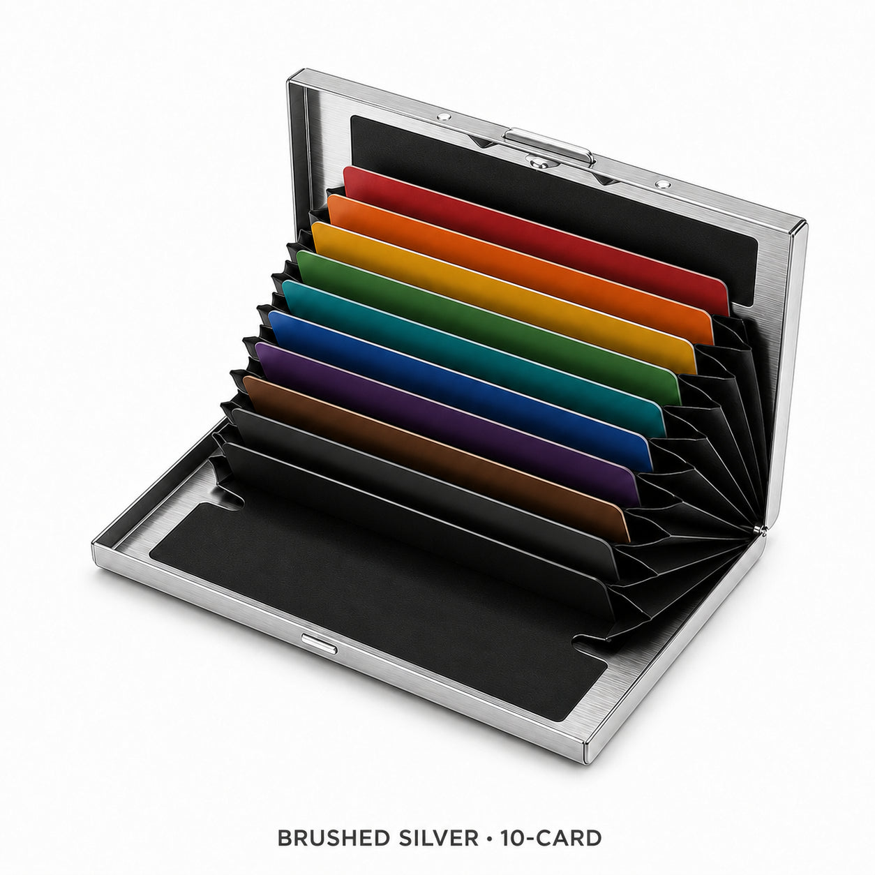 RFID-Blocking Stainless Steel Card Wallet – Organized, Secure & Pocket-Ready 🔒