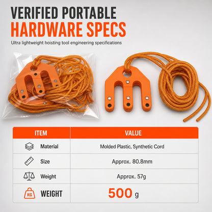 📢📢50% OFF !! ⏰Hoist Block and Tackle Hunting Equipment Hoisting System