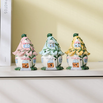 ✨Ceramic Fairy Cottage Desk Light