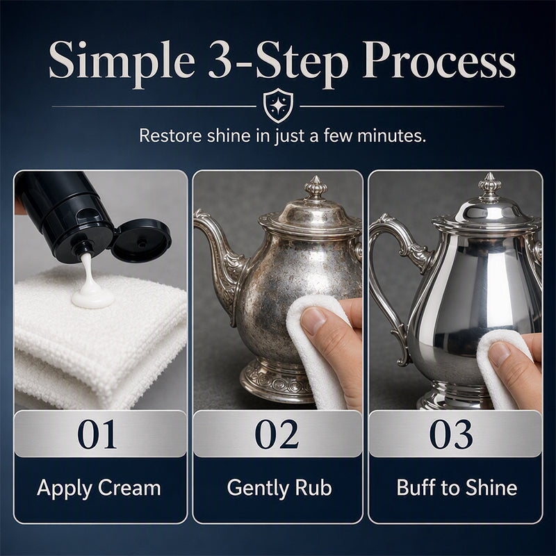 Anti-Tarnish Silver Polish Cream