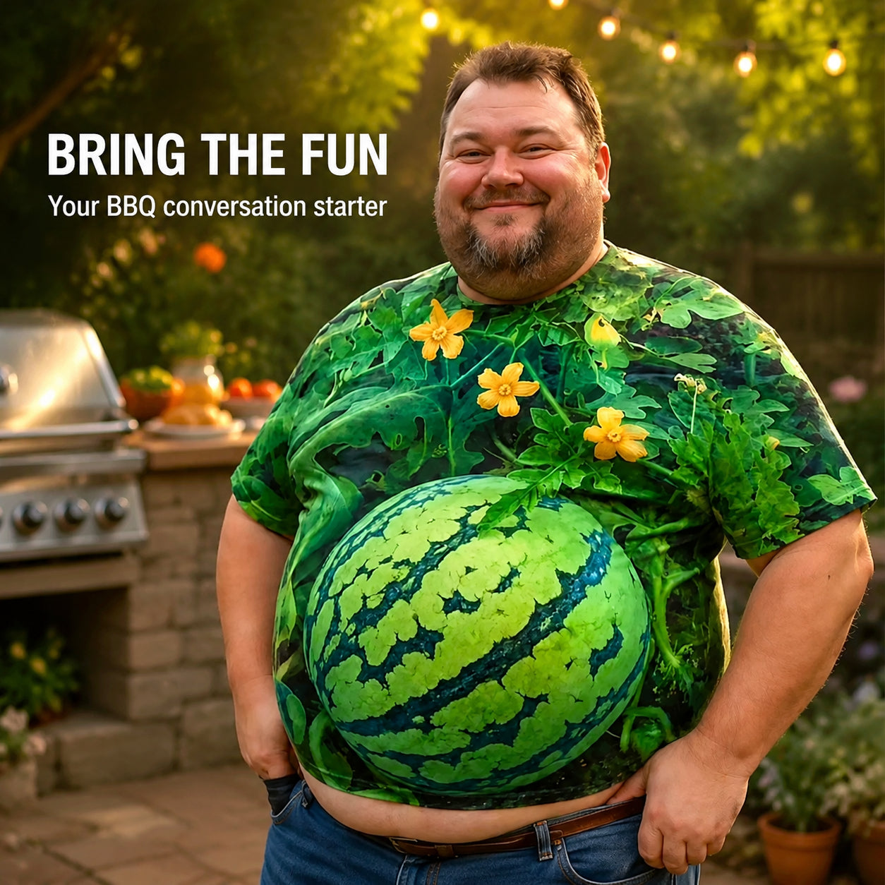 Men's Funny 3D Watermelon T-Shirt – The Shirt That Makes Everyone Smile