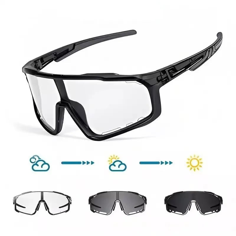 💯Photochromic Cycling Sunglasses – Auto Light Adjusting😎