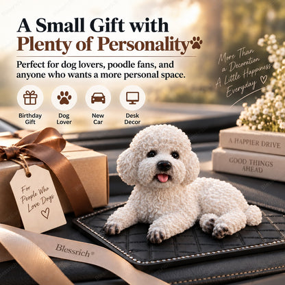 Poodle Car Ornament – The Cutest Dashboard Upgrade 🐶✨