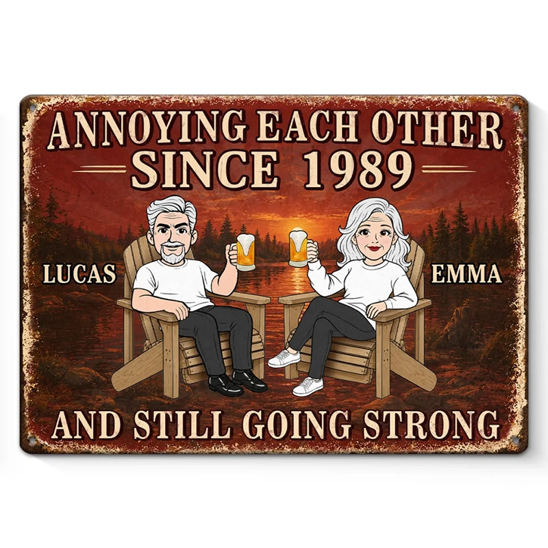 Vintage Style Wooden Hanging Sign