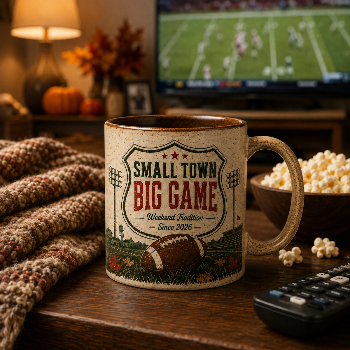 🏈 Small Town Big Game Mug
