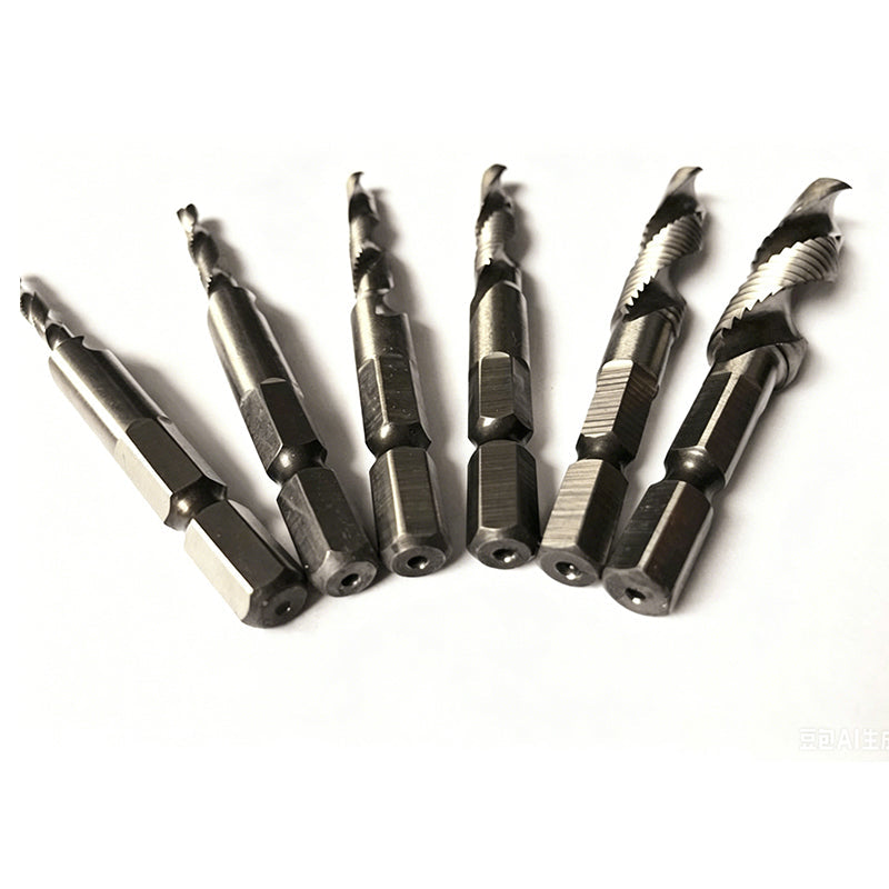 Hex Shank Combination Drill and Tap Bit Set