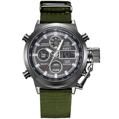 Men's Retro Digital Quartz Sports Watch