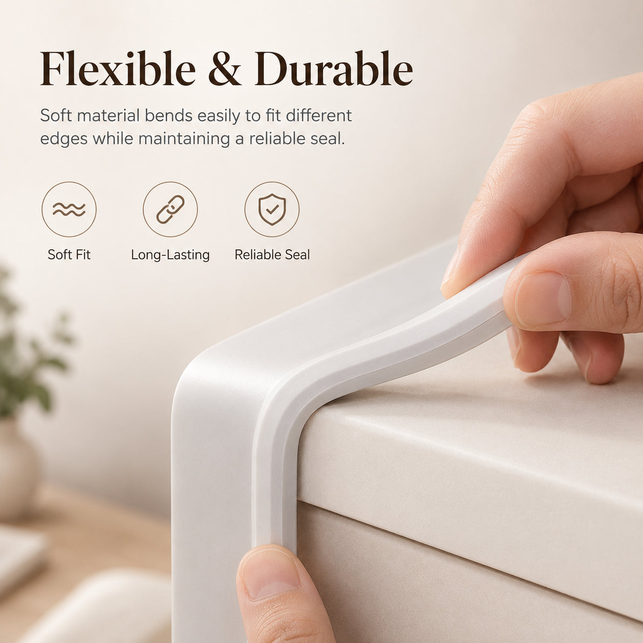 Door Weather Stripping – 16.4Ft Self-Adhesive Draft Stopper
