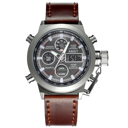 Men's Retro Digital Quartz Sports Watch