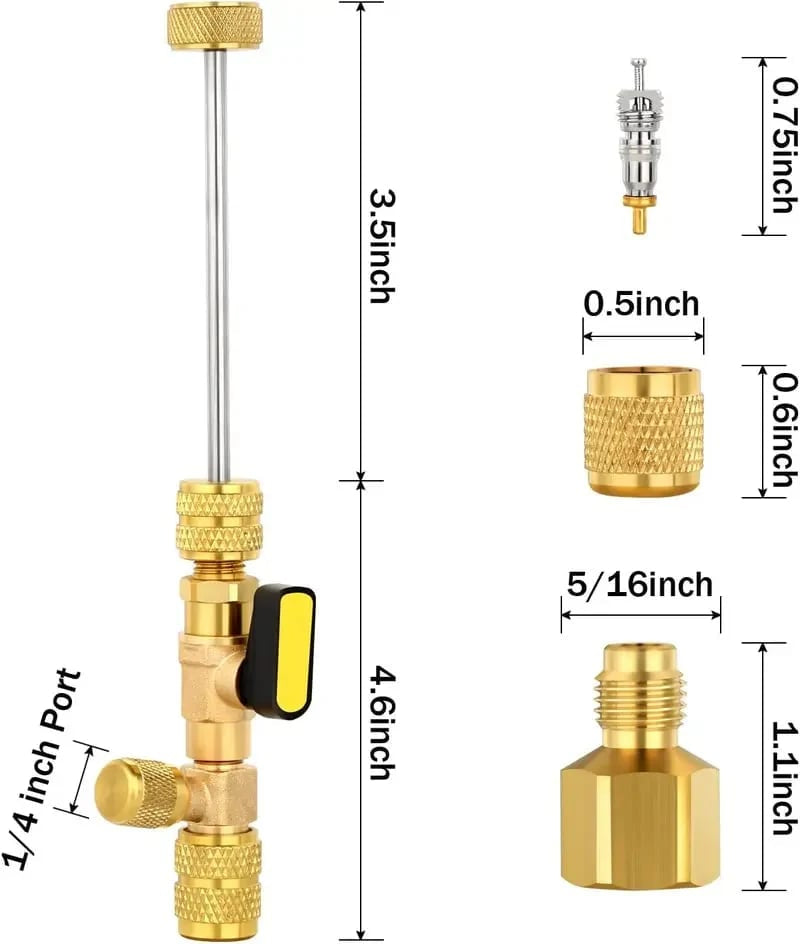 🔥Limited Time 50% Off✨Professional AC Valve Core Remover & Installer Kit