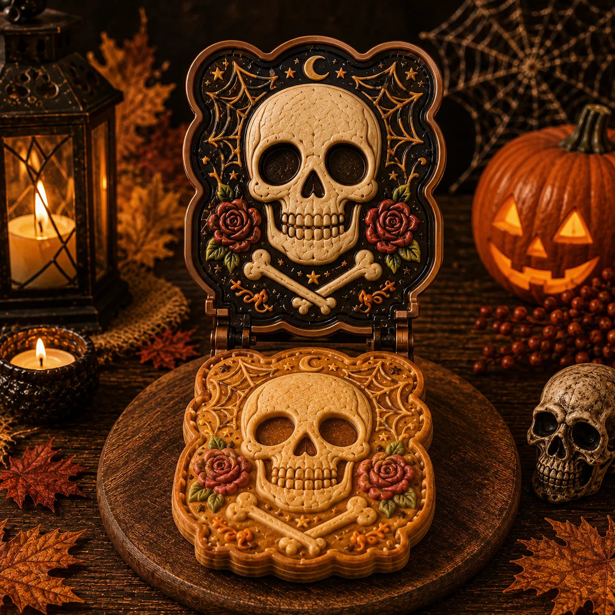 🎃 Halloween Mini Pie Mold Collection | Reusable Embossed Molds for Shaping Detailed Pumpkin, Ghost, Reindeer, Tree & Holiday Pies 🥧✨