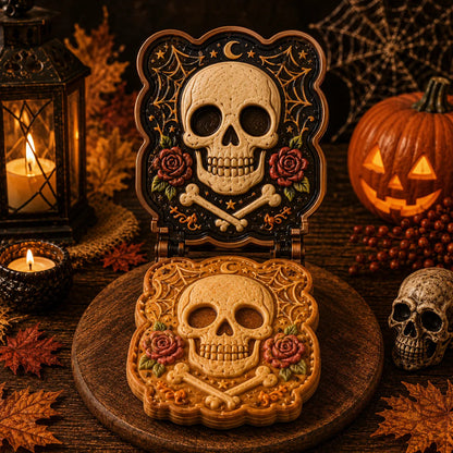 🎃 Halloween Mini Pie Mold Collection | Reusable Embossed Molds for Shaping Detailed Pumpkin, Ghost, Reindeer, Tree & Holiday Pies 🥧✨