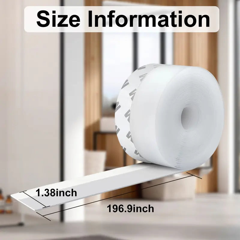 Door Weather Stripping – 16.4Ft Self-Adhesive Draft Stopper