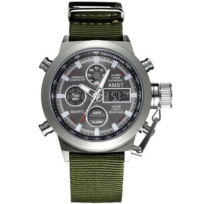 Men's Retro Digital Quartz Sports Watch