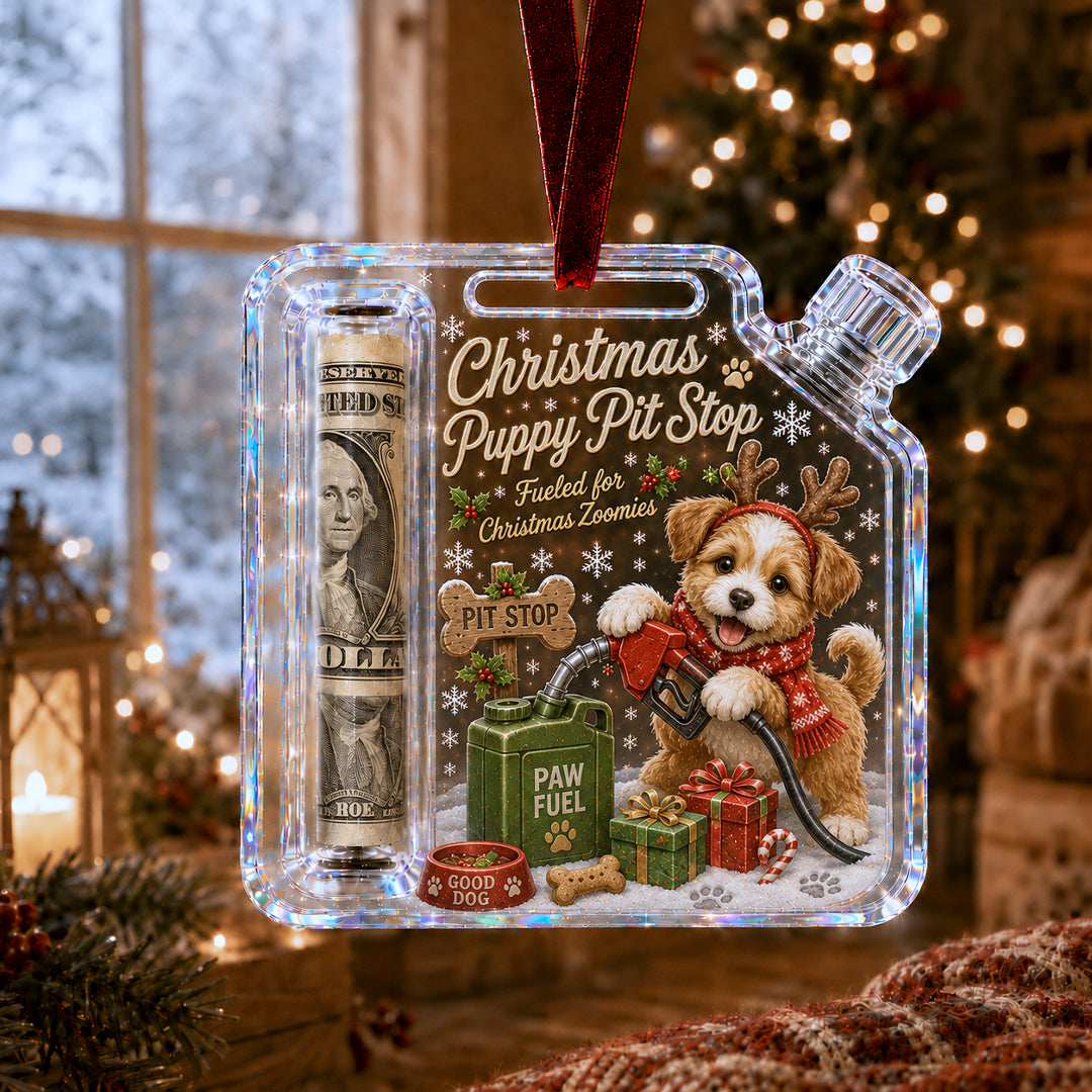 🔥Last 100pcs✨-🎄Christmas Fuel-Up Cash Gift Ornament
