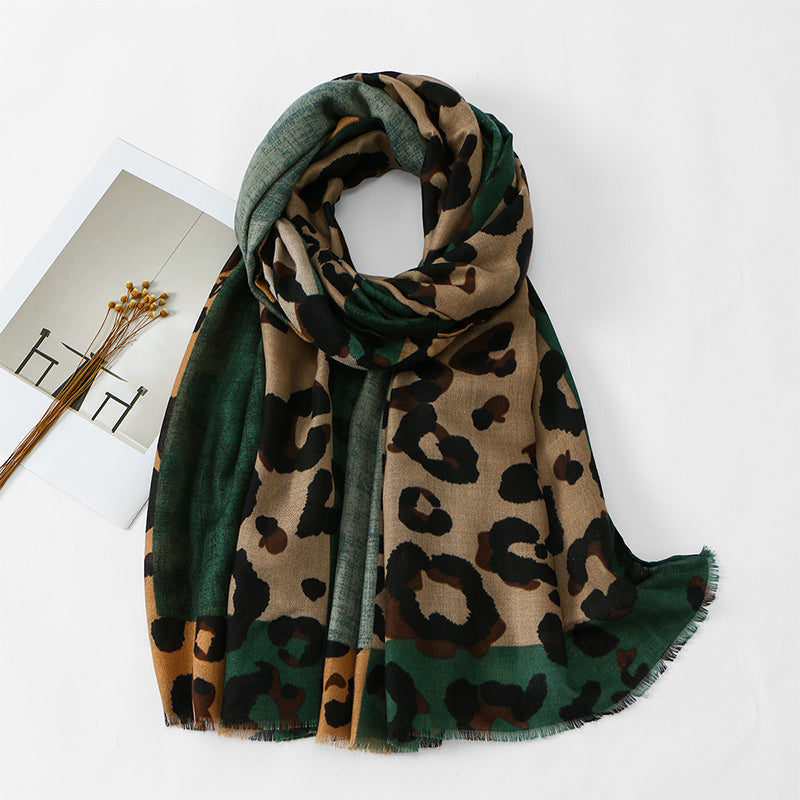 ✨ Women's Leopard Print Shawl Scarf: Lightweight, Versatile & Effortlessly Chic 🐆