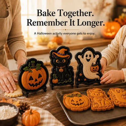 🎃 Halloween Mini Pie Mold Collection | Reusable Embossed Molds for Shaping Detailed Pumpkin, Ghost, Reindeer, Tree & Holiday Pies 🥧✨