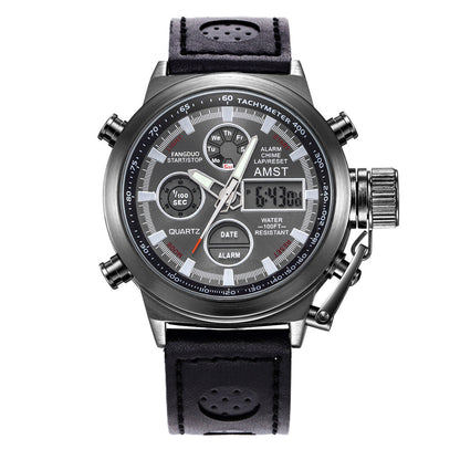 Men's Retro Digital Quartz Sports Watch